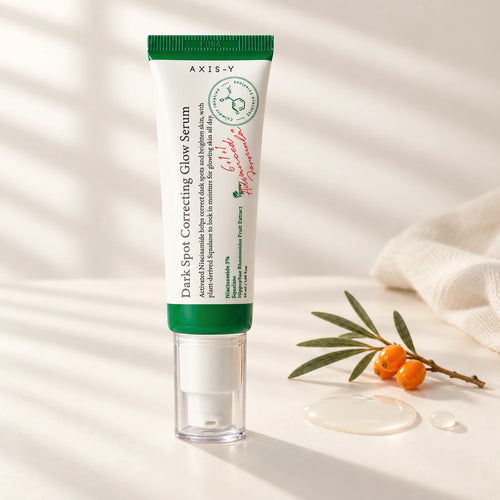 AXIS-Y Dark Spot Correcting Glow Serum, front packshot