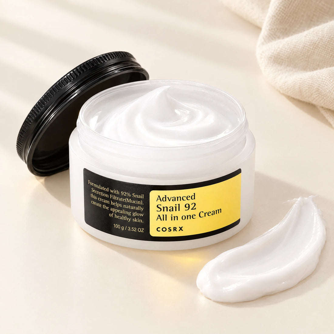 COSRX Advanced Snail 92 All In One Cream, front packshot