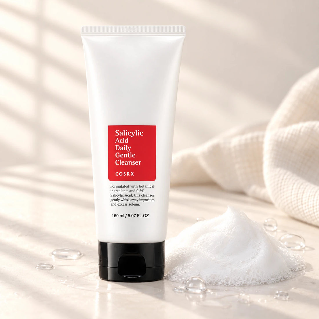 COSRX Salicylic Acid Daily Gentle Cleanser, front packshot