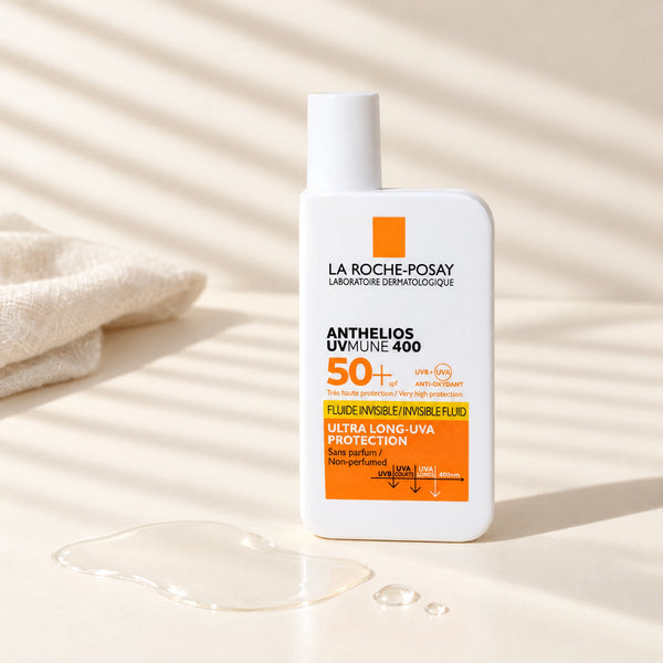 La Roche-Posay Anthelios UVMune 400 Invisible Fluid SPF50+ Non-Perfumed 50ml front packshot