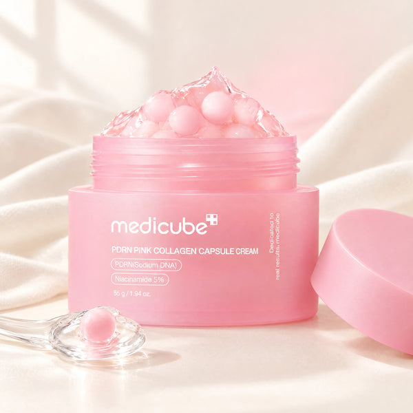 Medicube PDRN Pink Collagen Capsule Cream, front packshot